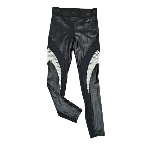 Koral Frame Mesh Panel High Waist Leggings Sz S - Picture 4 of 10